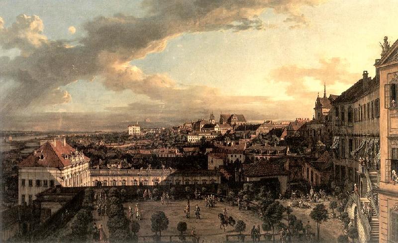 BELLOTTO, Bernardo View of Warsaw from the Royal Palace nl China oil painting art
